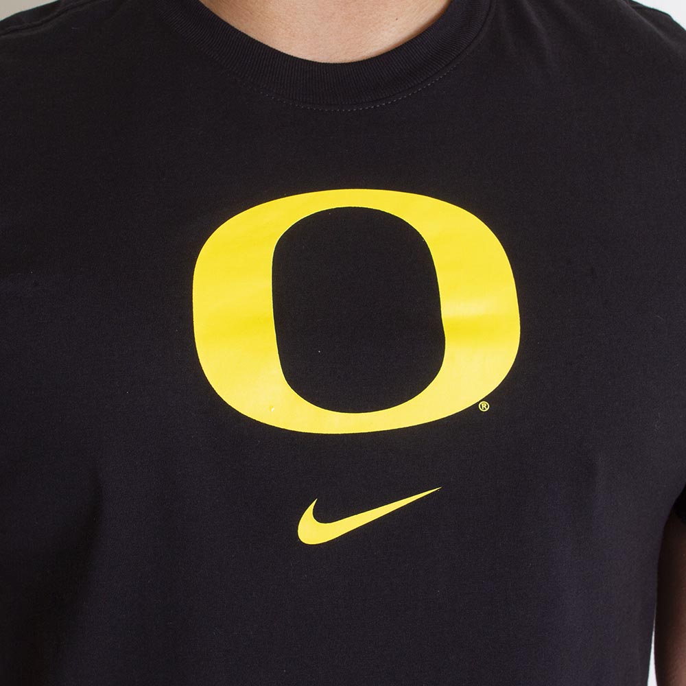 Classic Oregon O, Nike, Black, Crew Neck, Men, Unisex, 681073